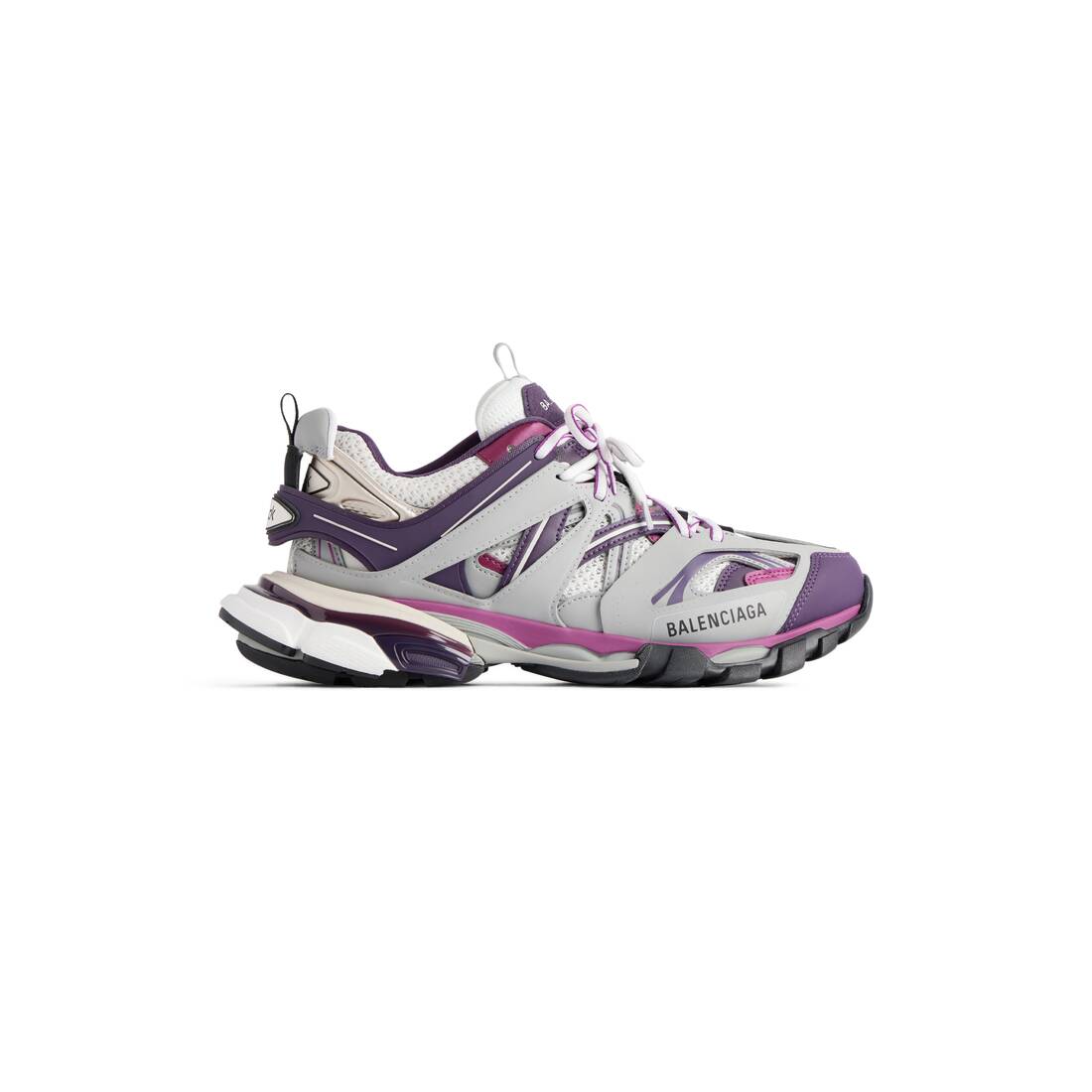 Women’s Track Sneaker in Grey/purple - Image 1